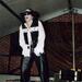 Spinne als Michael Jackson Double